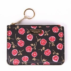 ♠️Kate Spade♠ Laurel Way Hazy Rose Leather Credit Card Wallet and Coin Purse NWT